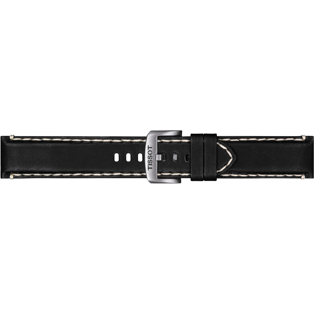 Tissot Lederarmband 22 mm Schwarz T852.044.982-chronolounge