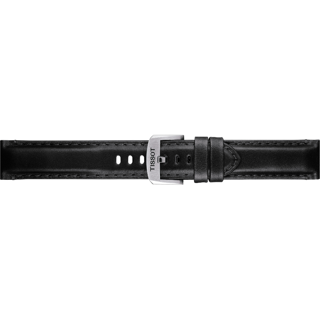 Tissot Lederarmband 20 mm Schwarz - T852.046.834-chronolounge