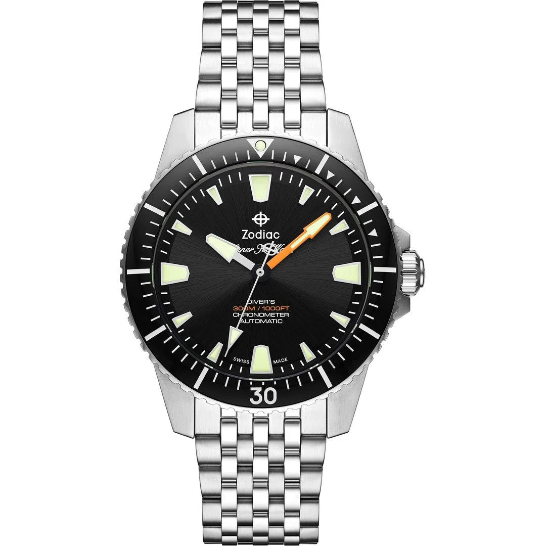 Zodiac Super Sea Wolf Pro-Diver Automatic - ZO3552-chronolounge