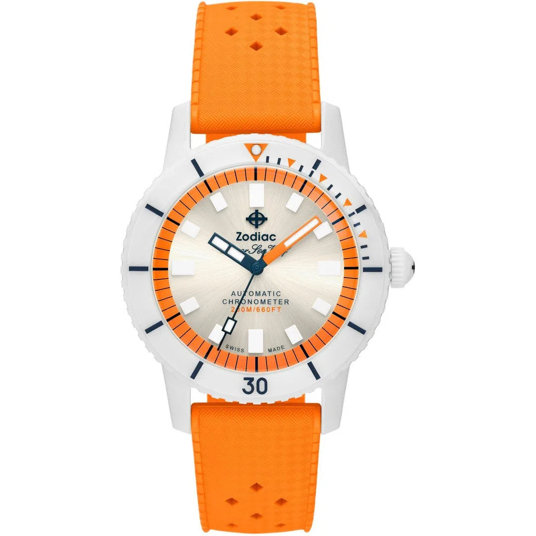 Zodiac Super Sea Wolf Ceramic Compression Diver Automatic - ZO9591-chronolounge