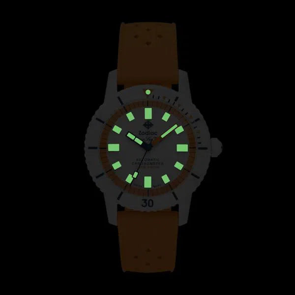 Zodiac Super Sea Wolf Ceramic Compression Diver Automatic - ZO9591-chronolounge