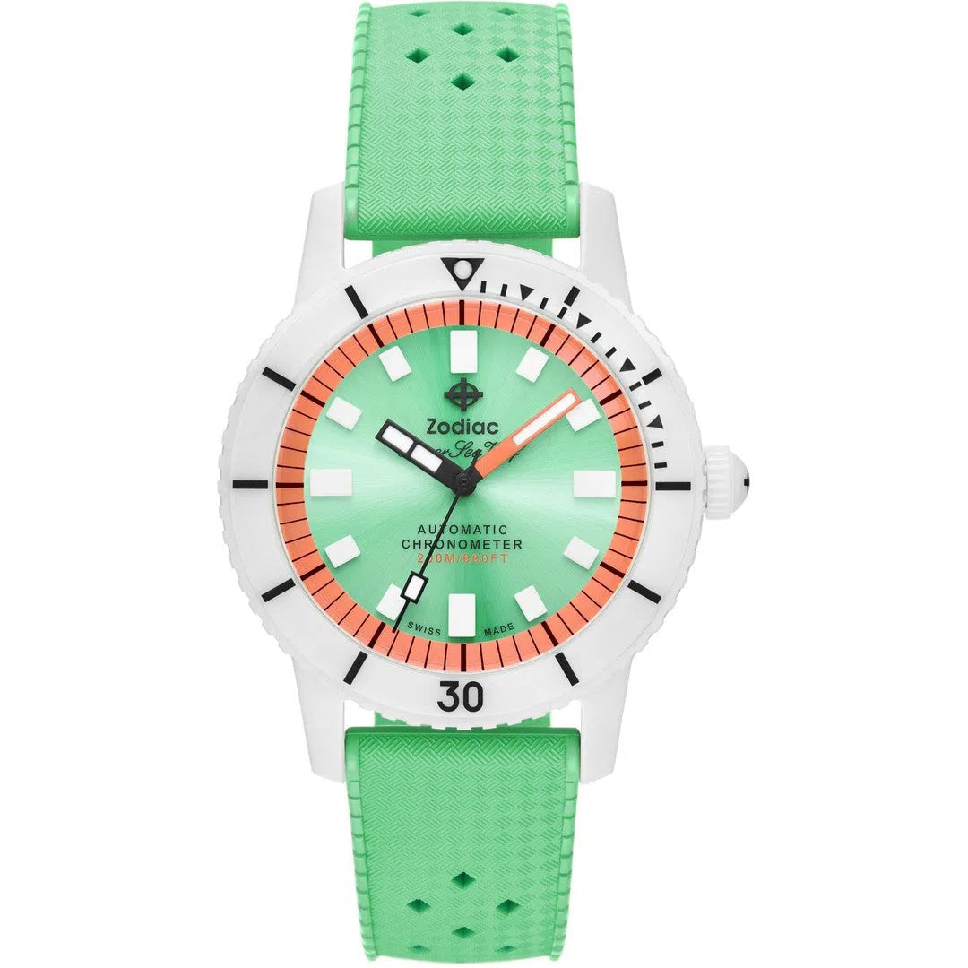 Zodiac Super Sea Wolf Ceramic Compression Diver Automatic - ZO9592-chronolounge