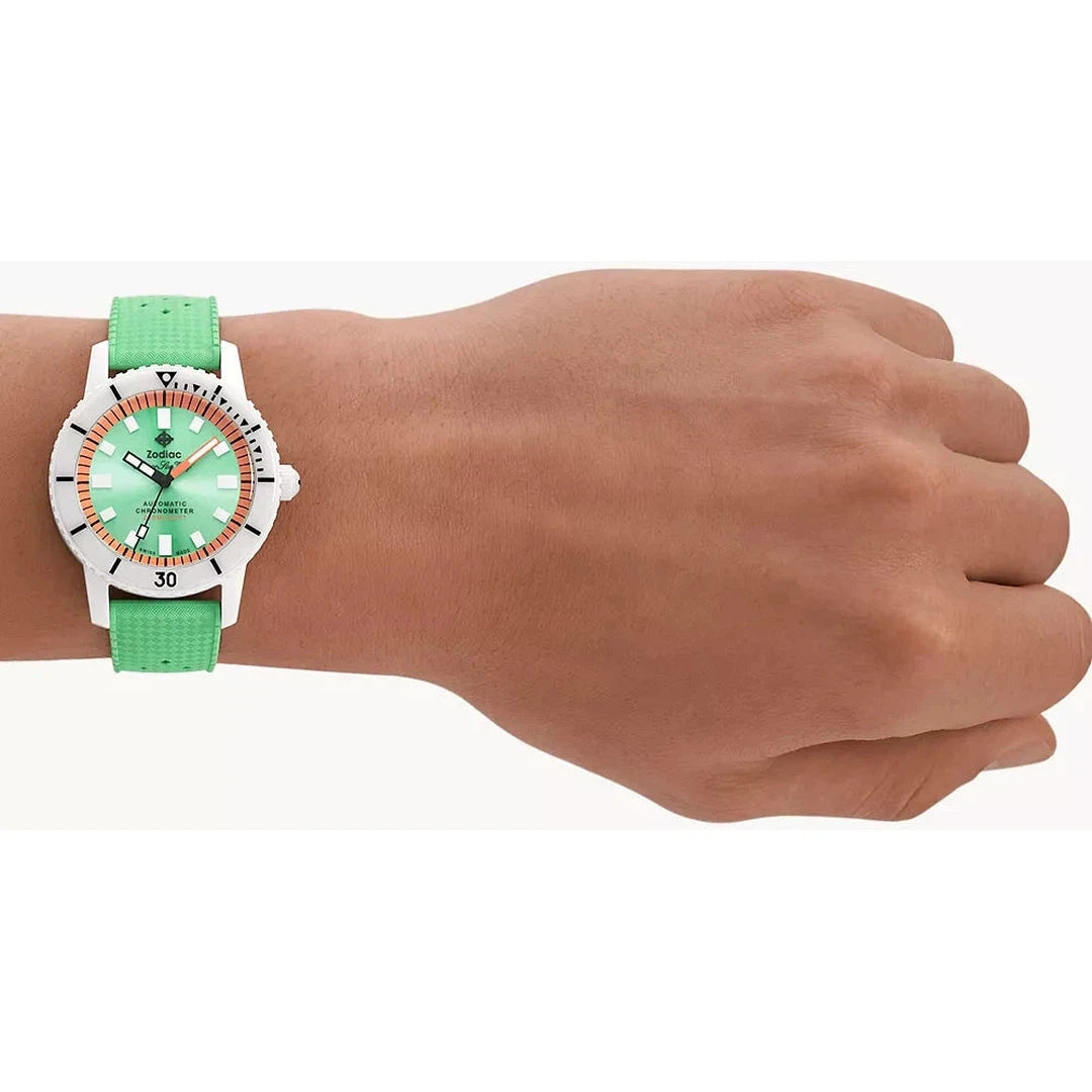 Zodiac Super Sea Wolf Ceramic Compression Diver Automatic - ZO9592-chronolounge