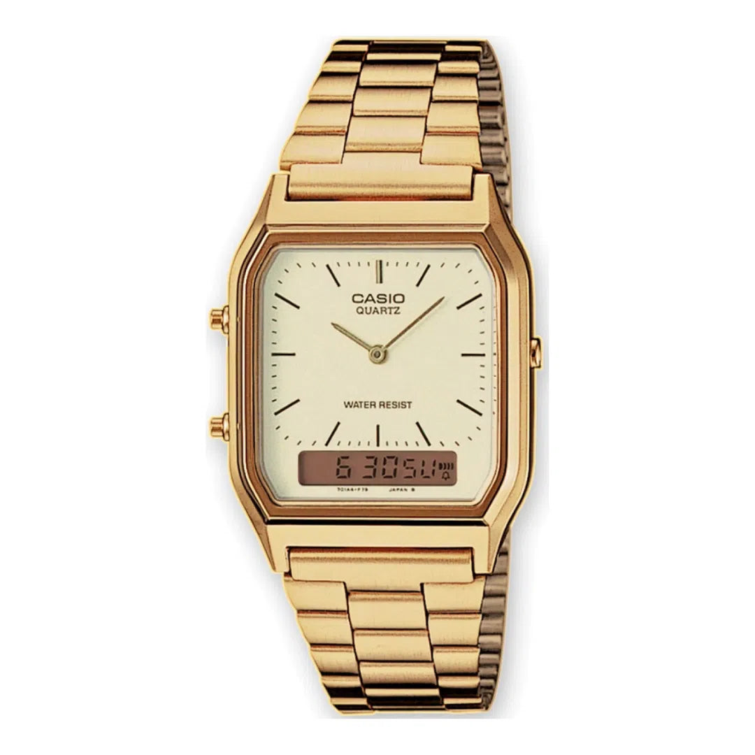 Casio Collection Retro - AQ-230GA-9DMQYES-chronolounge