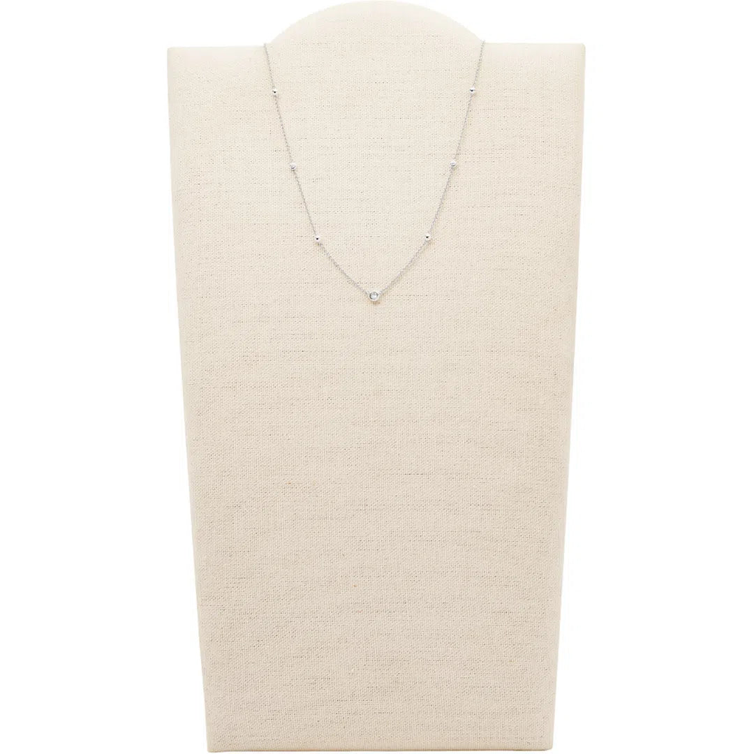 Fossil Schmuck Sterling Halskette - JFS00453040-chronolounge
