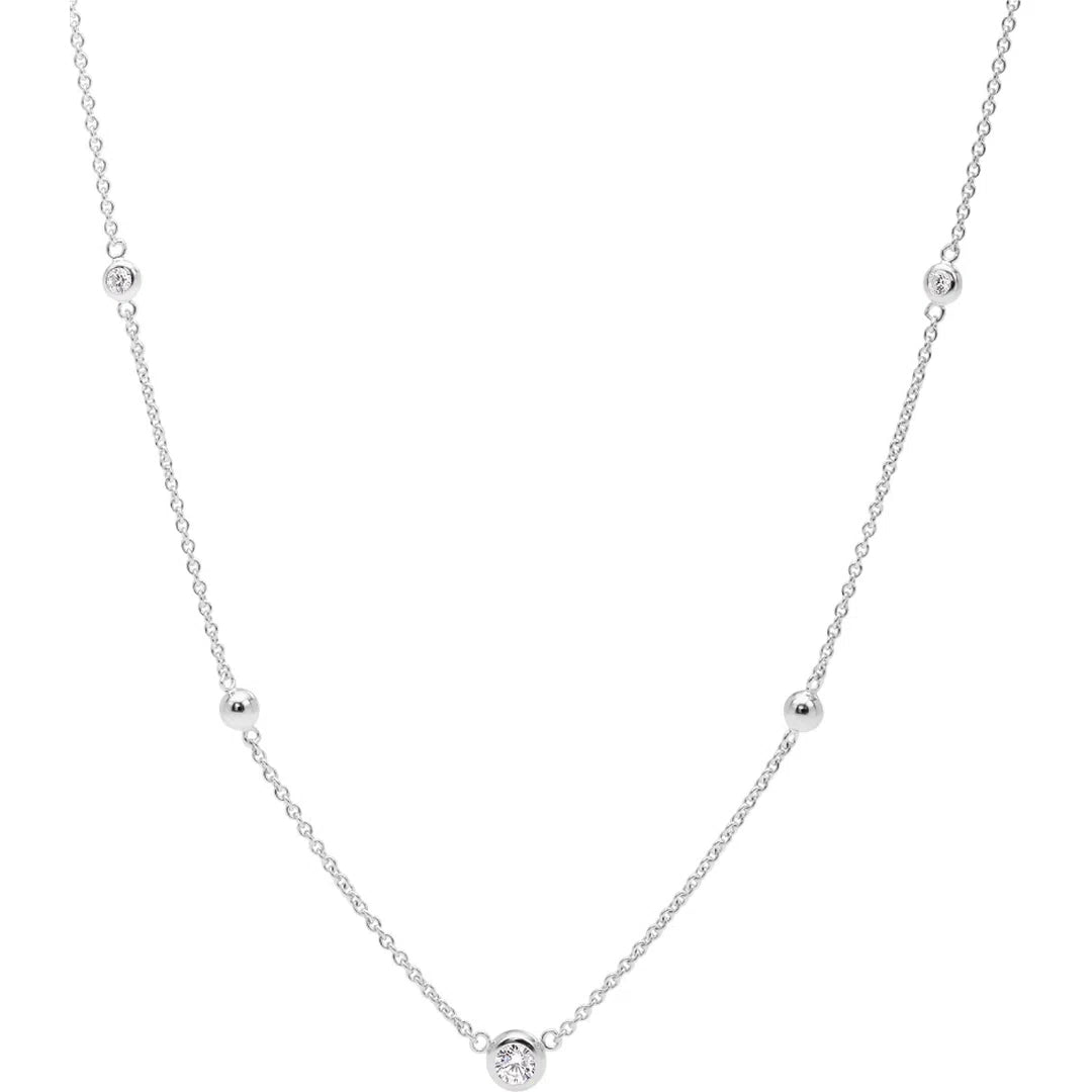 Fossil Schmuck Sterling Halskette - JFS00453040-chronolounge