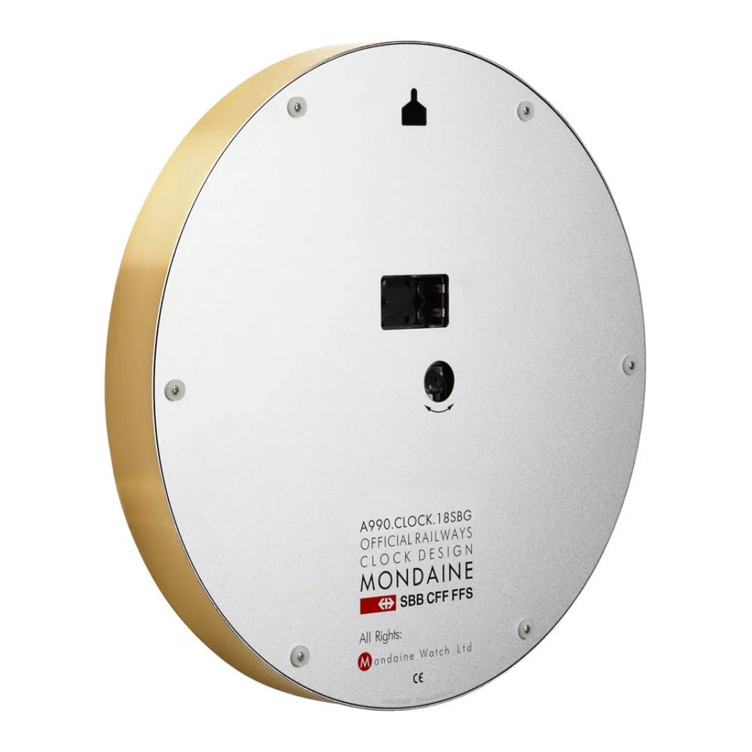 Mondaine Clocks - A990.CLOCK.18SBG-chronolounge