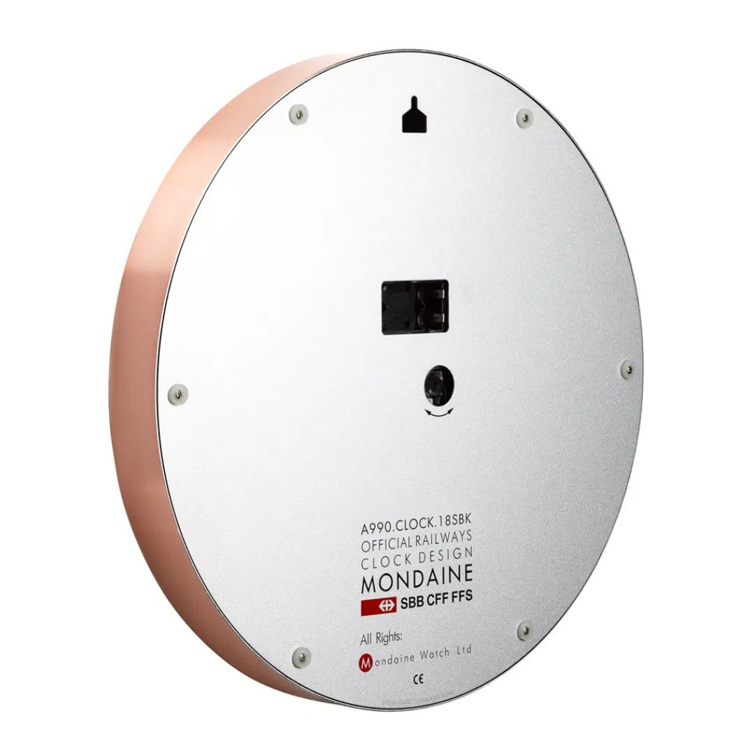 Mondaine Clocks - A990.CLOCK.18SBK-chronolounge