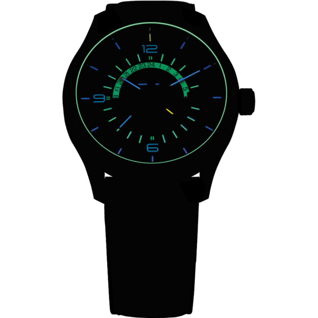 Traser P59 Aurora GMT Blue - 107035-chronolounge