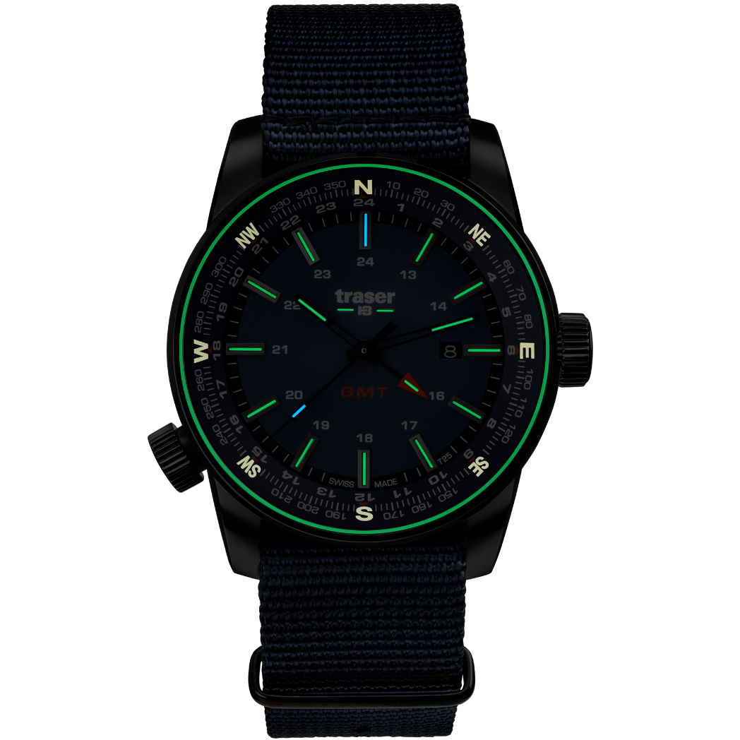 Traser P68 Pathfinder GMT Blue - 109034-chronolounge