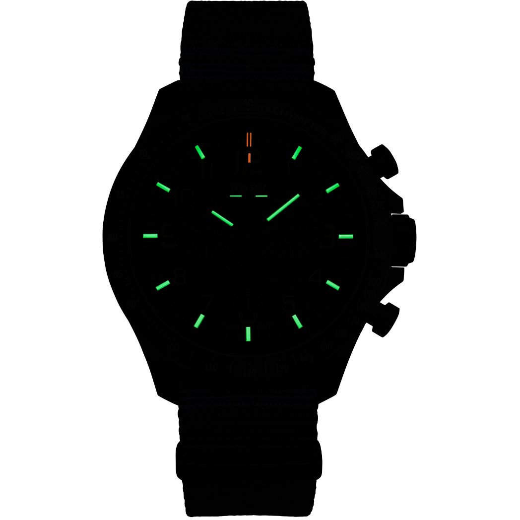 Traser P67 Officer Pro Chrono Black - 109465-chronolounge