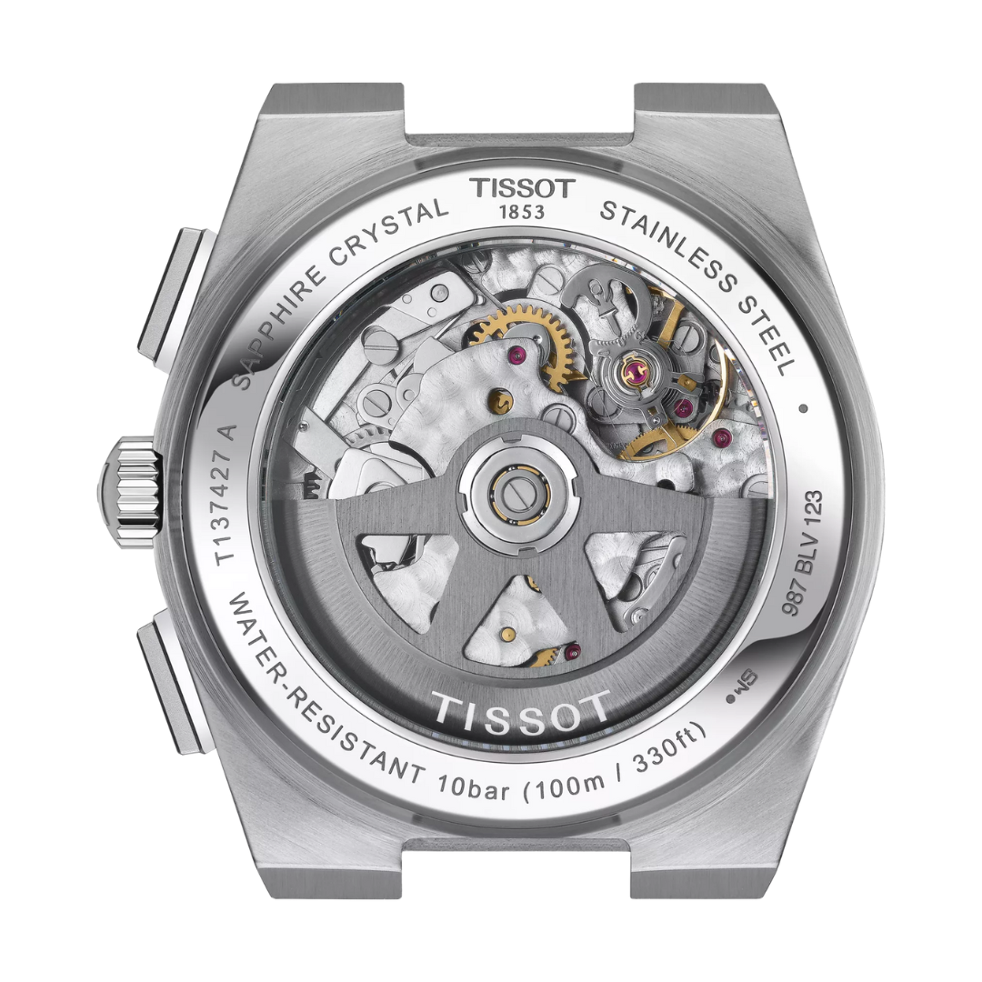 Tissot PRX Automatik Chronograph Dunkelgrün - T137.427.11.091.00