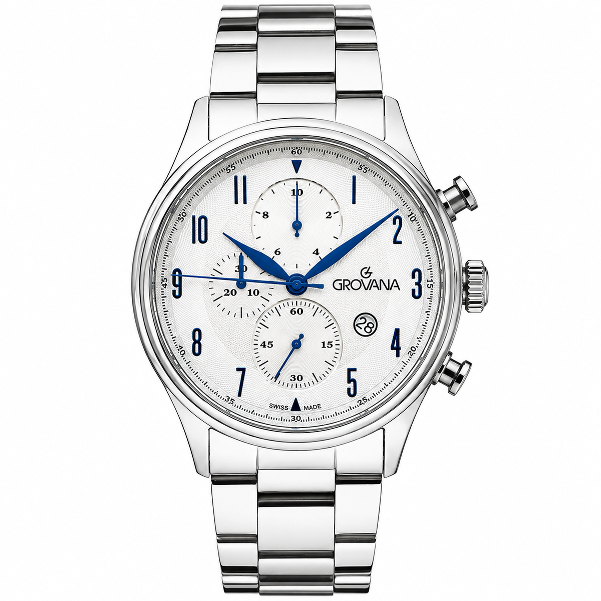 grovana 1192.9132 - Swiss Made - Herren Chfronograph - 44 mm