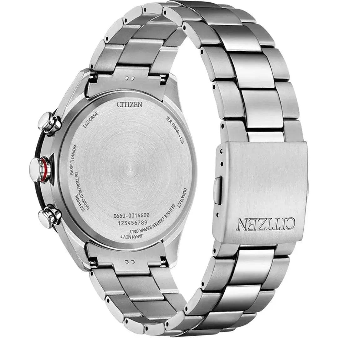 Citizen Chrono Super Titanium Eco-Drive Radio Controlled - CB5945-85L-chronolounge