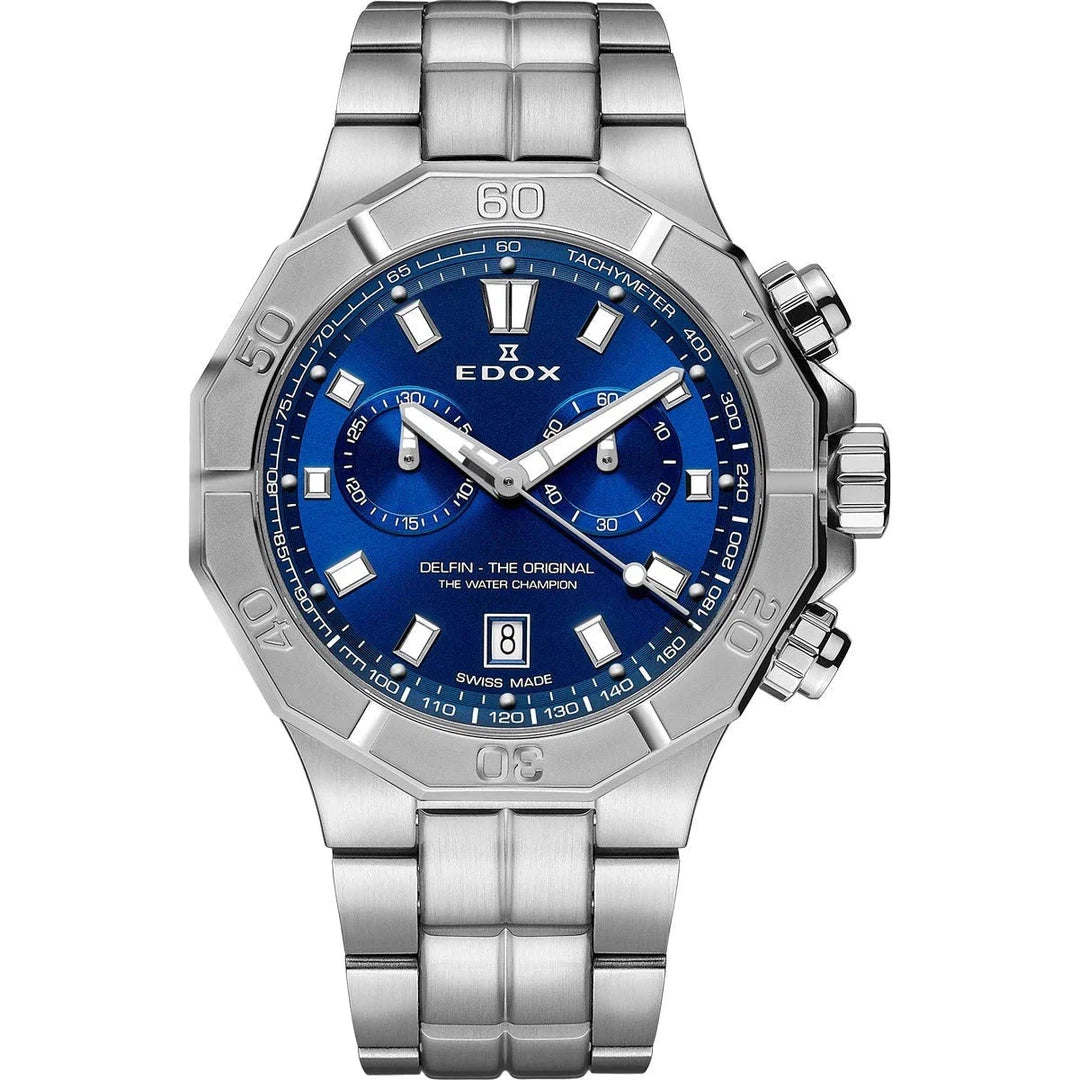 Edox Delfin The Original Chronograph - 10113 3CAB BUIN-chronolounge