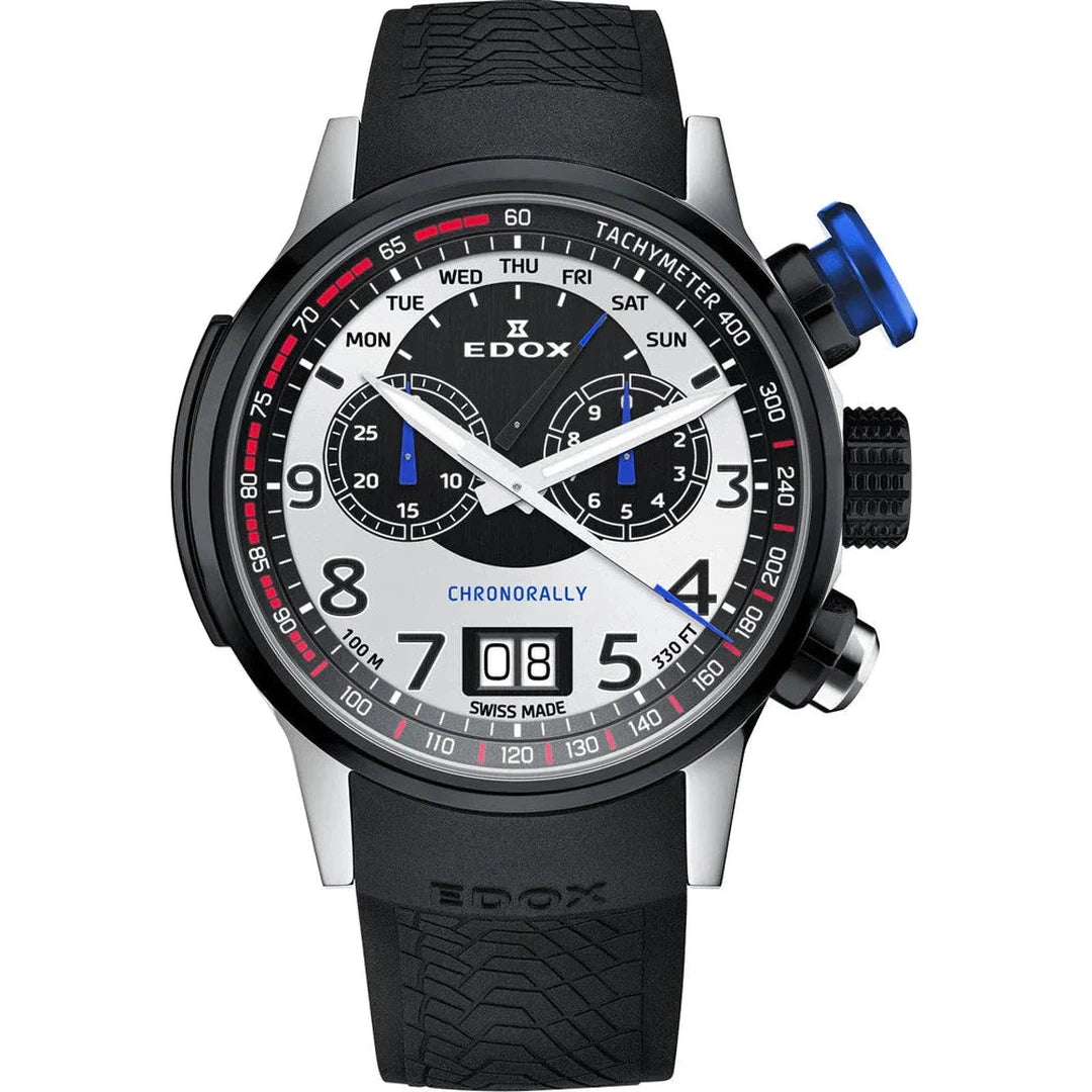 Edox Chronorally Chronograph - 38001 TINNBU BN-chronolounge
