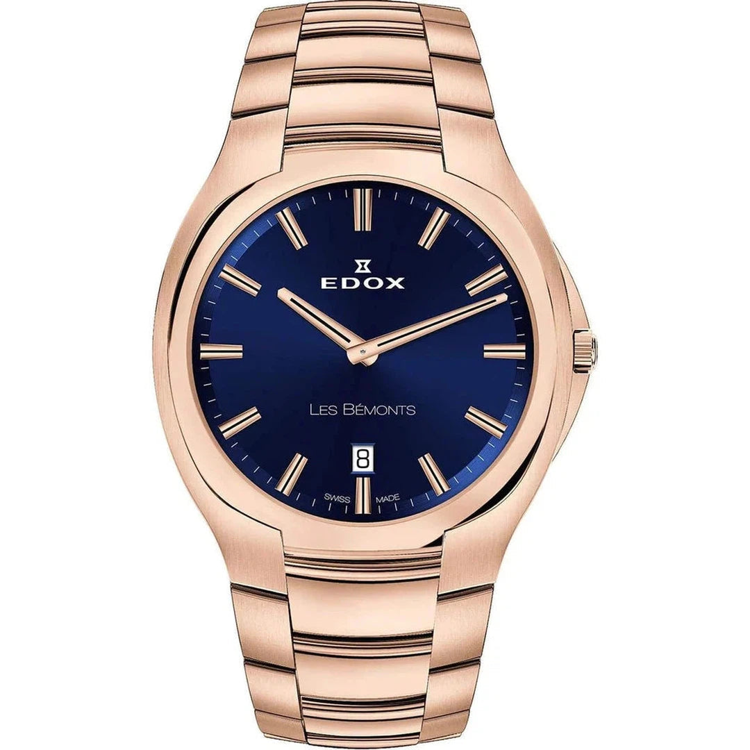 Edox Les Bémonts Date - 56003 37R BUIR-chronolounge