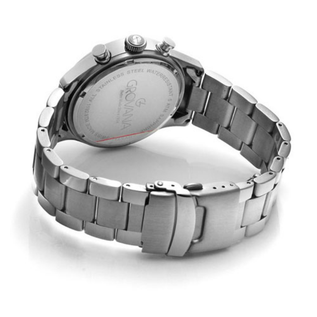 grovana 1192.9132 - Swiss Made - Herren Chfronograph - 44 mm