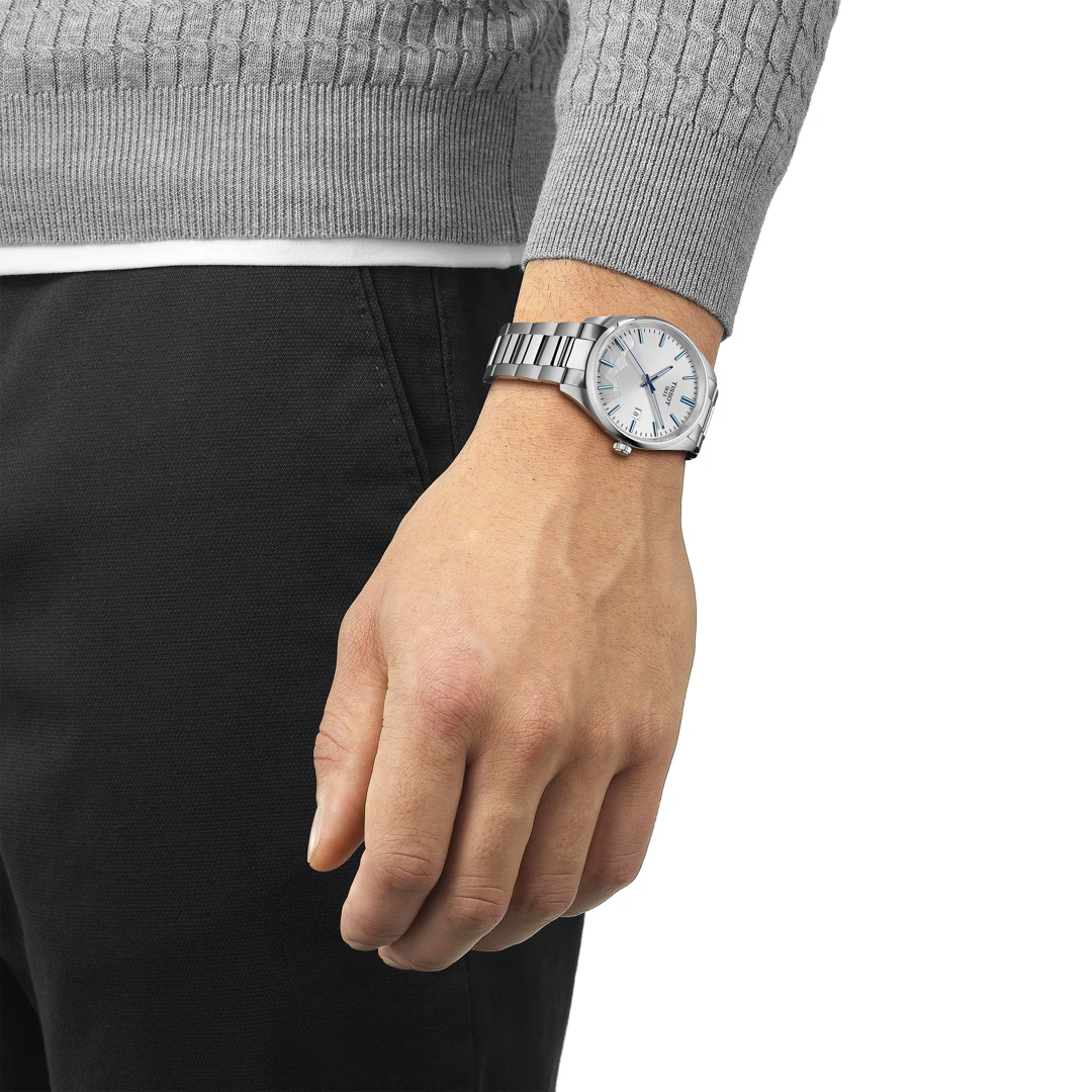 Tissot PR 100 Jungfraubahn Quartz 40mm Silbrig - T150.410.11.031.00