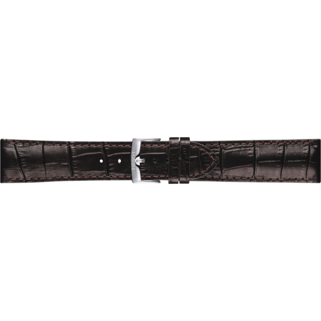 Tissot Lederarmband 22 mm Braun - T852.041.655-chronolounge