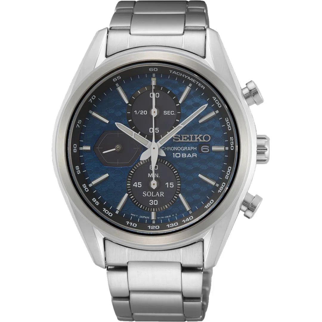 Seiko Conceptual Series Solar Chronograph - SSC801P1-chronolounge